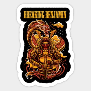 BREAKING BENJAMIN MERCH VTG Sticker